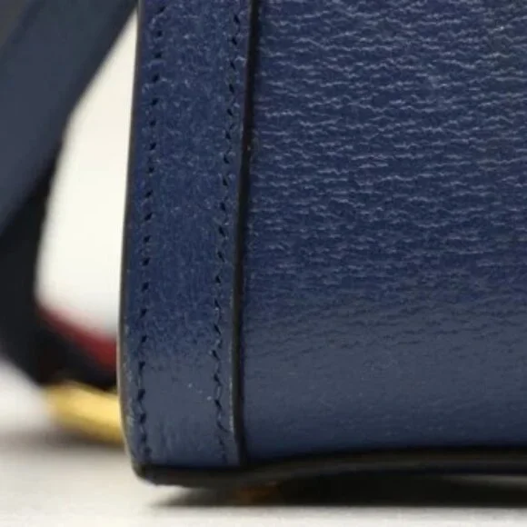 GUCCI Diana NM Bamboo Handle Tote Leather Mini - Blue - Picture 3 of 13